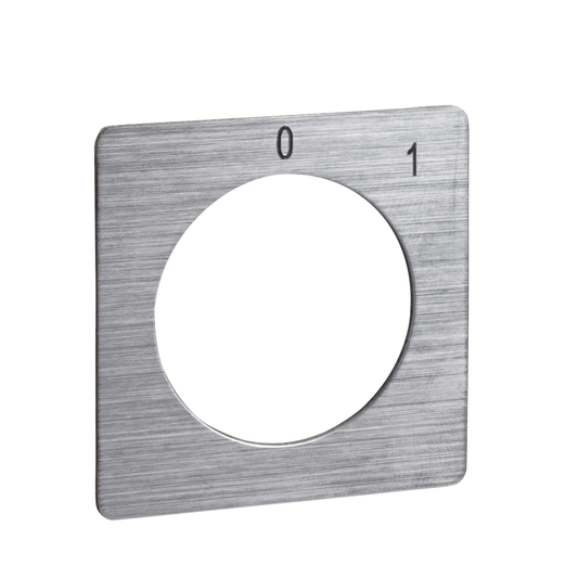 Schneider Electric-KZ18041-Harmony - étiquette pour interrupteur à came - 0 - 1 - 45x45mm