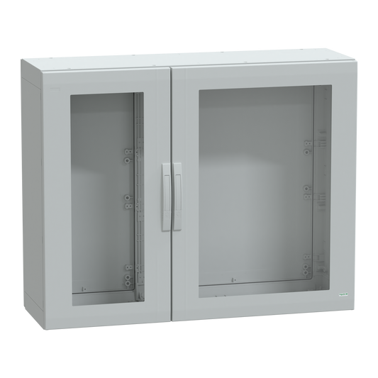 Schneider Electric-NSYPLA10124TG-Thalassa - Armoire polyester 1000x1250x420 - IP65 - vitrée Ral 7035