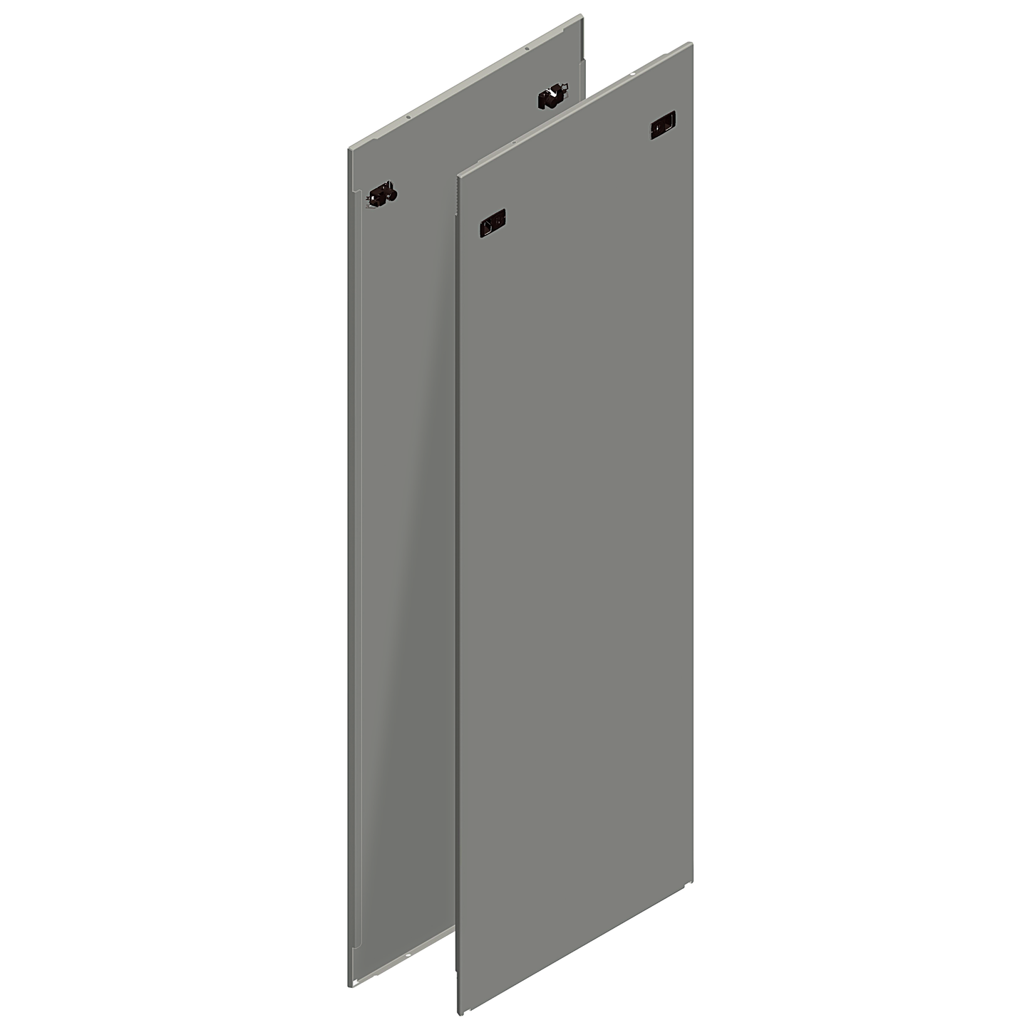 Schneider Electric-NSY2SPIHD124-PanelSeT Accessoires - Jeu de 2 pann. lat. - SF HD - fix. intérieur - 1200x400mm