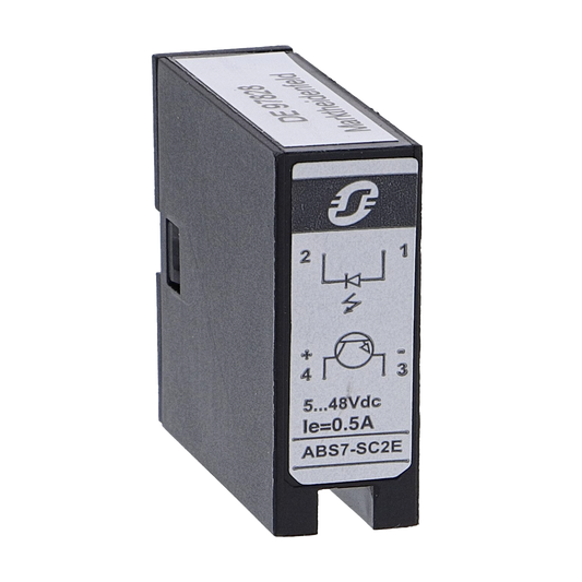 Schneider Electric-ABS7SC2E-Telefast - relais statique embrochable - 10mm - sortie - 5..48Vcc - 0,5A