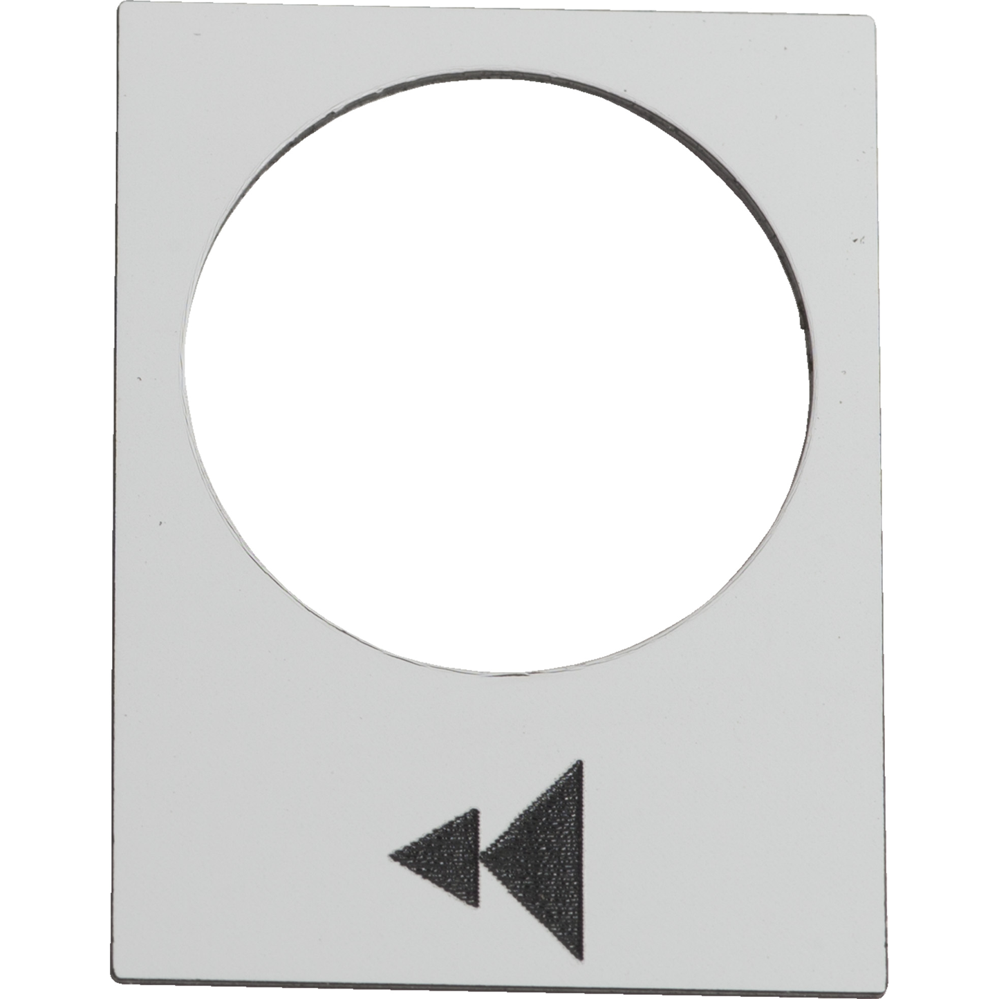 Schneider Electric-ZB2BY4903-Harmony - étiquette - 30x40mm - blanc - montée ou droite, PV-GV