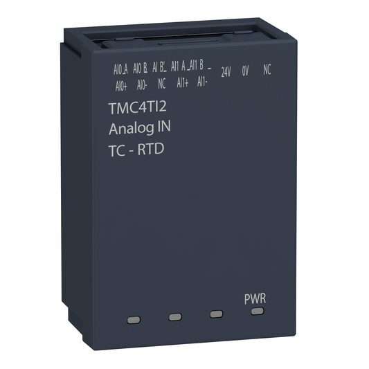 Schneider Electric-TMC4TI2-Modicon M241, module 2 entrées température, sondes type RTD ou TC