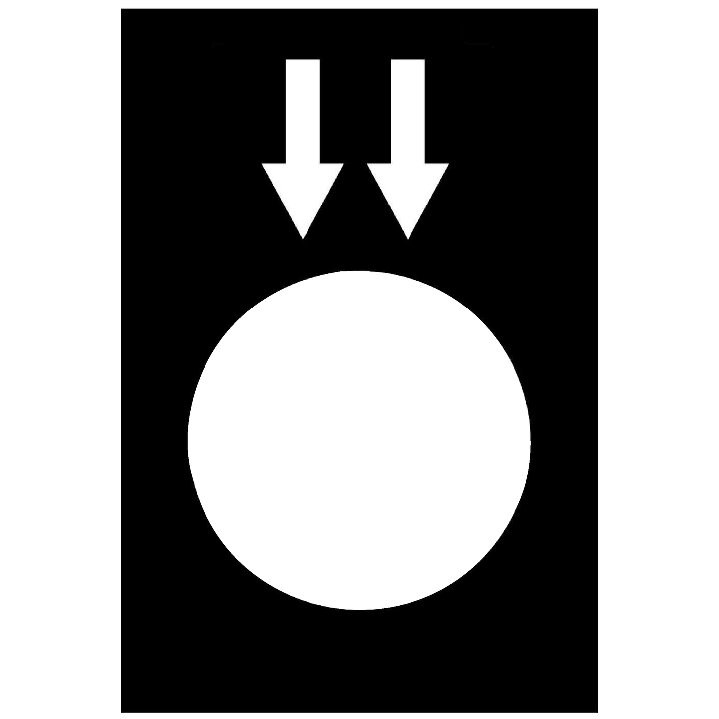 Schneider Electric-ZB2BY2955-Harmony - étiquette - 30x40mm - noir - descente GV