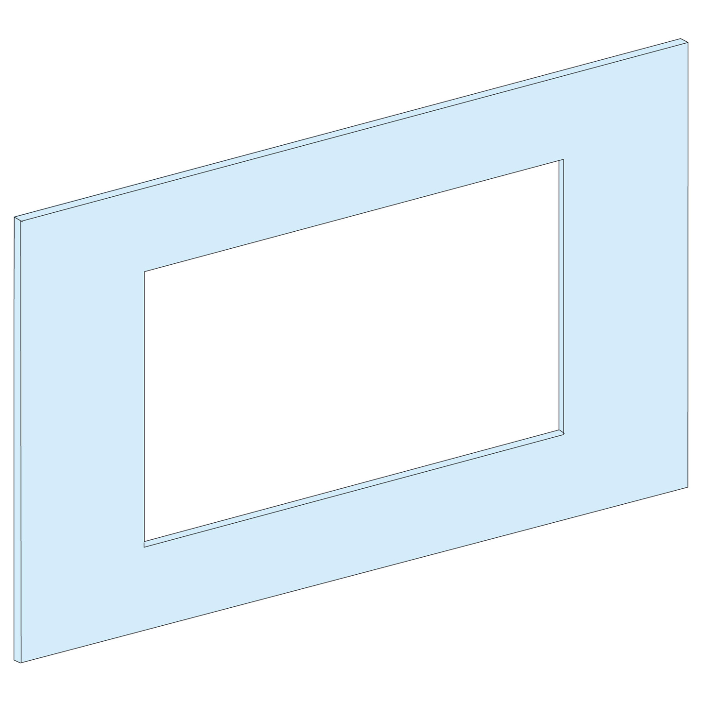 Schneider Electric-LVS03716-PrismaSeT P - Plastron NS1600b/3200 - 8M - 3P4P - fixe - L650