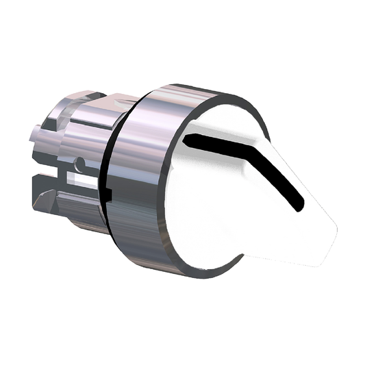 Schneider Electric-ZB4BD201-Harmony XB4 - tête bouton tournant à manette - Ø22 - 2 posit fixes - blanc