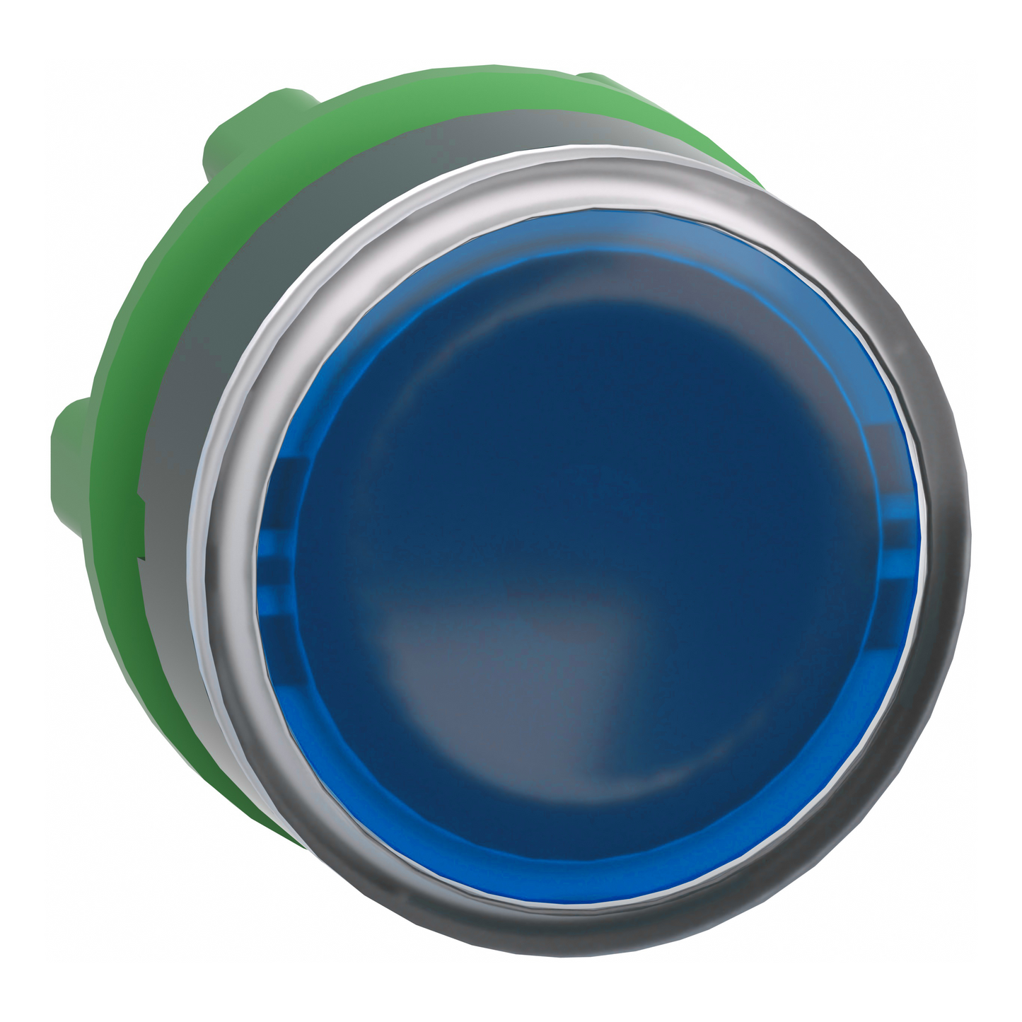 Schneider Electric-ZB5AH063-Harmony XB5 - tête bouton pousser-pousser lumineux - Ø22 - bleu