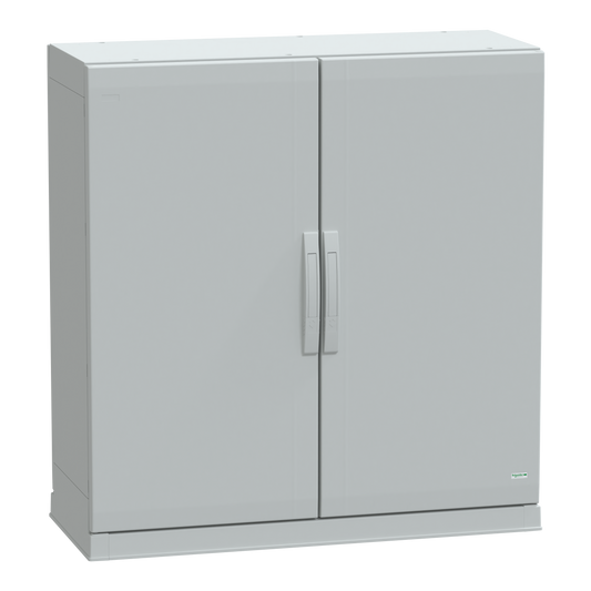 Schneider Electric-NSYPLAZ10104G-Thalassa - Armoire polyester socle 1000x1000x420 - IP54 Ral 7035