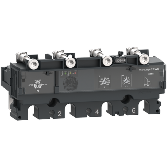 Schneider Electric-C1642B160-ComPacT NSX - Déclencheur MicroLogic 2.2AB 160A - 4P4D pour NSX160-250