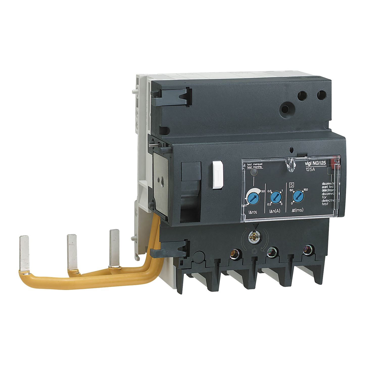 Schneider Electric-19106-Acti9 Vigi NG125 - Bloc diff. 230Vca à 400Vca - 3P 125A - 300/3000mA - Type A-SI