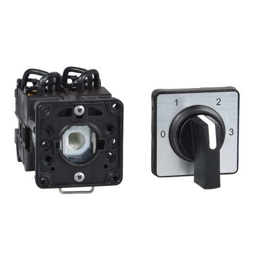 Schneider Electric-K10F013QCH-Harmony - sélecteur à gradins à came - 2 pôles - 45° - 10A - fixation Ø16/22mm