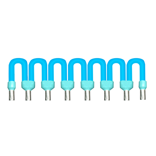 Schneider Electric-ABFC08R02B-Telefast - peigne souple - pour CC commun - bleu - 2cm