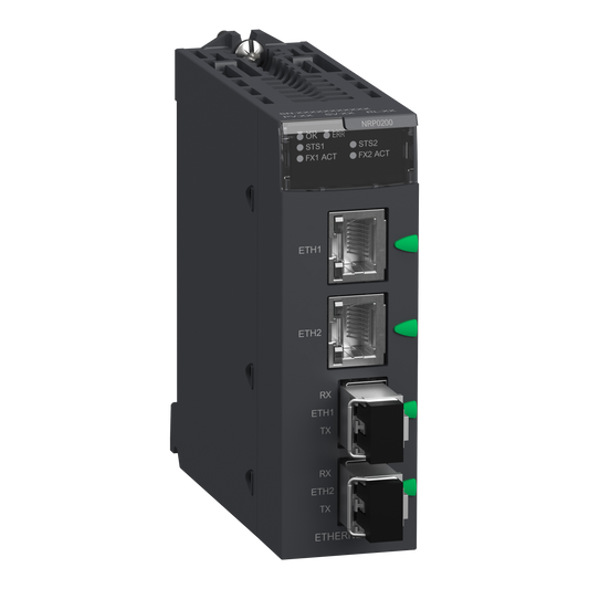 Schneider Electric-BMXNRP0200-Module convertisseur fibre Multimode / Cuivre RJ45 2 voies 100Mo/s