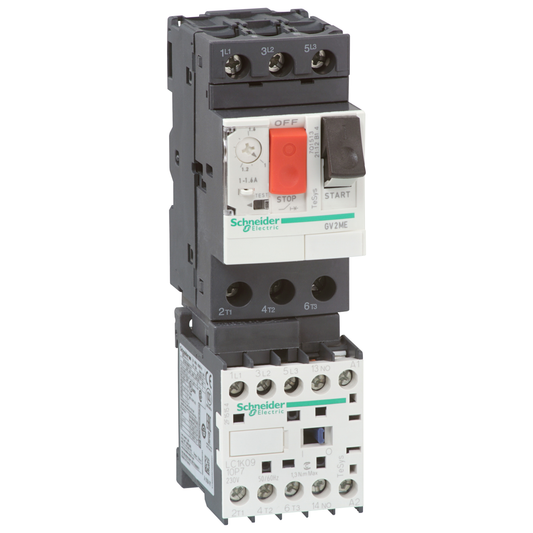 Schneider Electric-GV2ME10K1BW3-TeSys GV2ME - démarreur combiné - 4..6,3A - 24Vcc