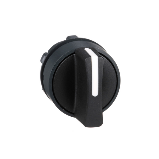 Schneider Electric-ZB5AD3-Harmony XB5 - tête bouton tournant à manette - Ø22 - 3 posit fixes - noir