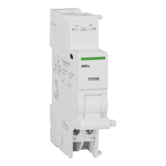 Schneider Electric-A9A26963-Acti9, iMNs déclencheur à minimum de tension retardé 220...240VCA 0,2s