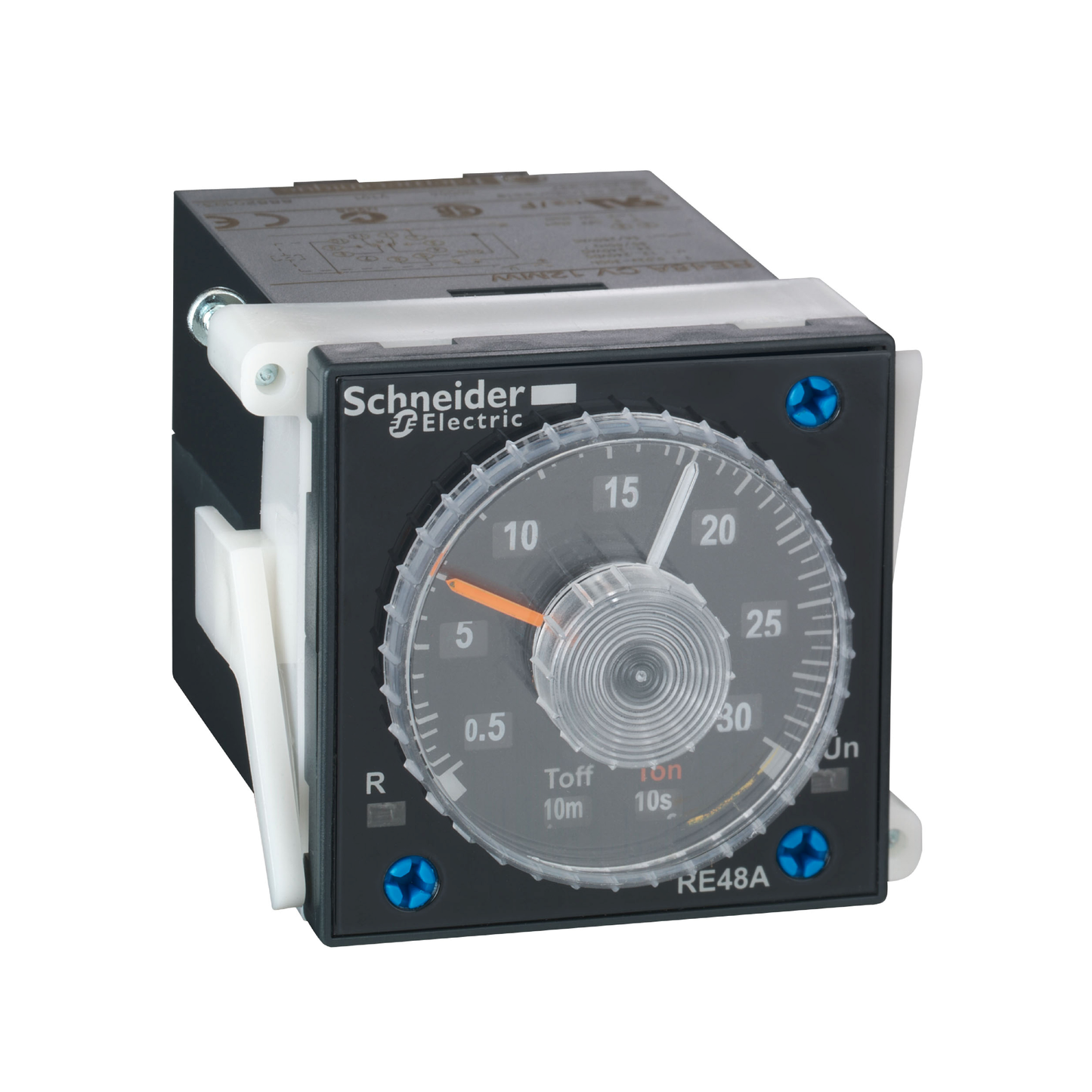 Schneider Electric-RE48ACV12MW-Harmony Time - relais clignoteur asymétrique - 0,02s.. 300h - 24..240Vca - 2OF