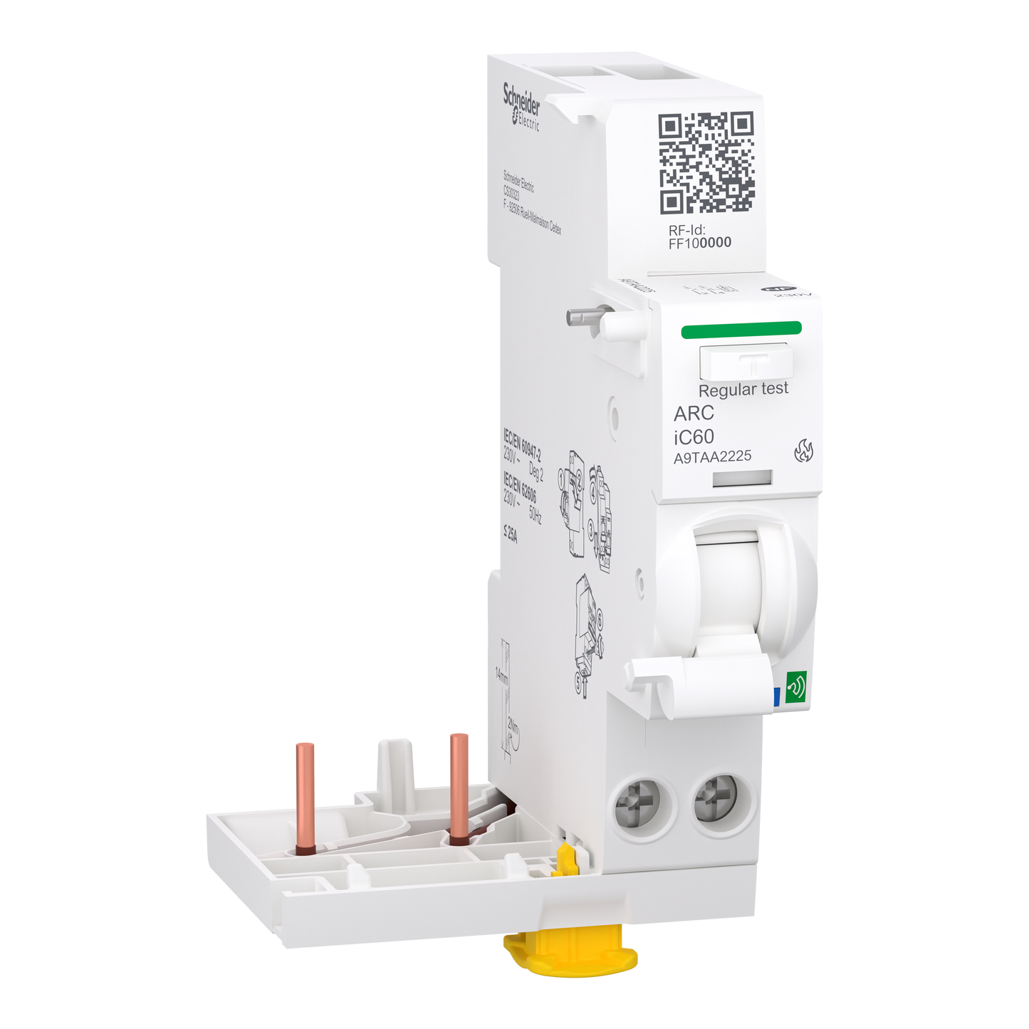 Schneider Electric-A9TAA2225-Acti9 Active  iC60 module détecteur arc  connecté 2P 25A