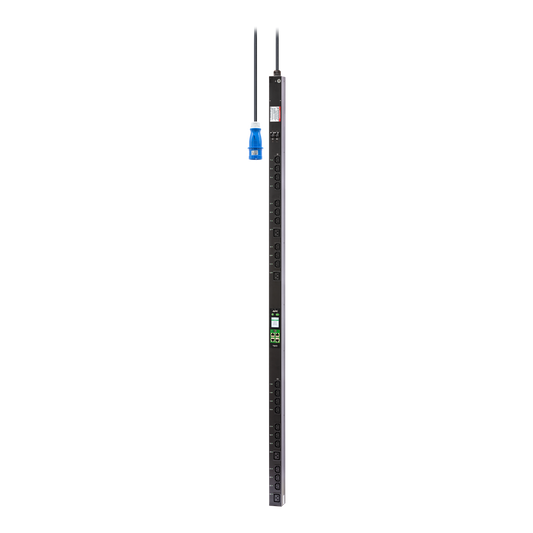 APC-EPDU2132SMBO-EASY rack PDU 22 kw mesuré par prise, triphasé 230V, 32A, 18C13, 6C19, NMC3