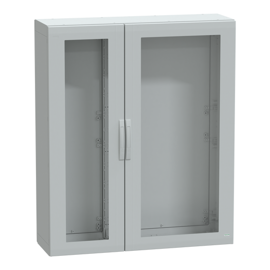 Schneider Electric-NSYPLA15124TG-Thalassa - Armoire polyester 1500x1250x420 - IP65 - vitrée Ral 7035