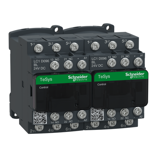 Schneider Electric-LC2D096BL-TeSys LC2D - contacteur inverseur - 3P - AC-3 440V - 9A - bobine 24Vcc