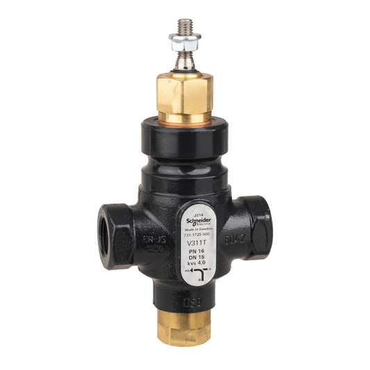 Schneider Electric-7311725000-Vanne 3 voies acier taraudée PN16 DN15 Kv4