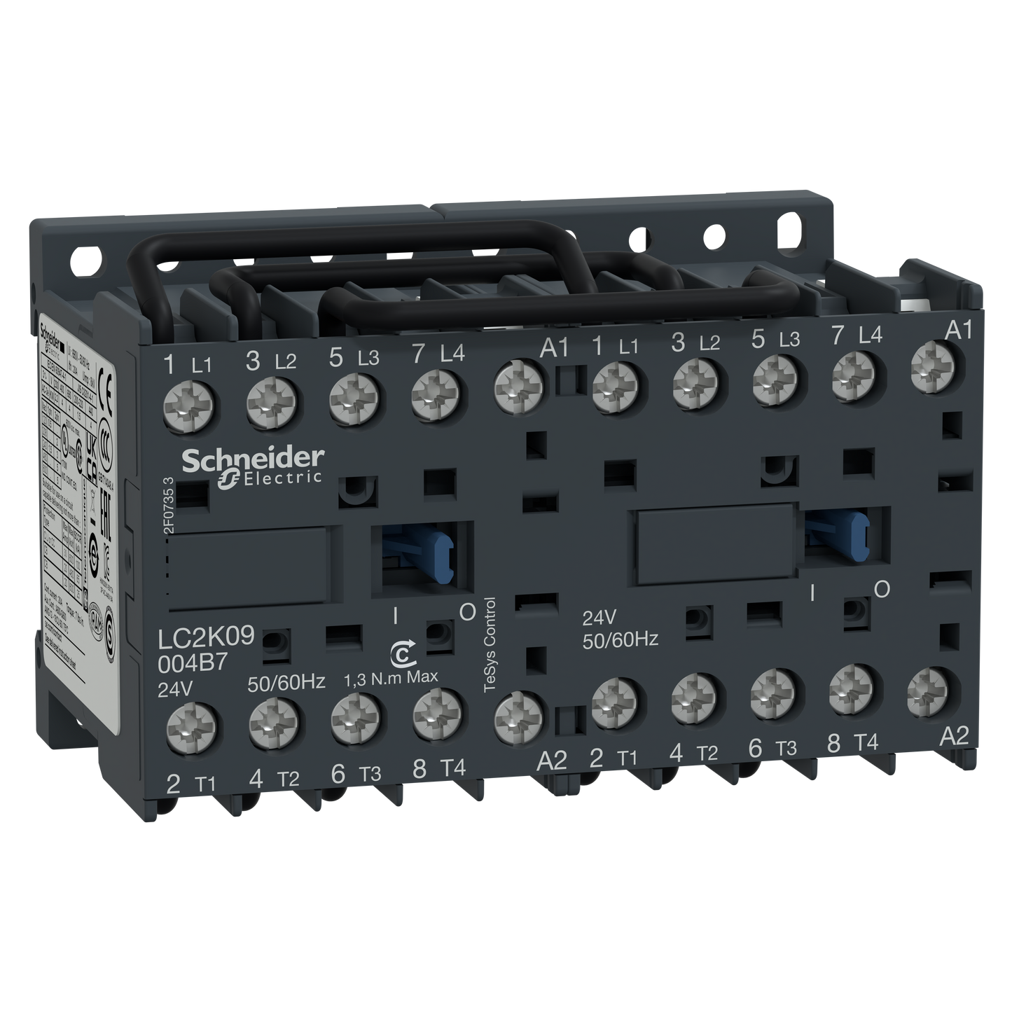Schneider Electric-LC2K09004E7-TeSys LC2K - contacteur inverseur - 4P - AC-1 440V - 20A - bobine 48Vca