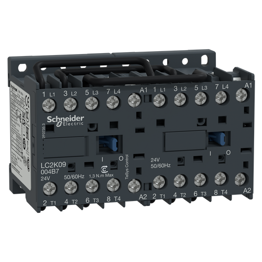 Schneider Electric-LC2K09004E7-TeSys LC2K - contacteur inverseur - 4P - AC-1 440V - 20A - bobine 48Vca
