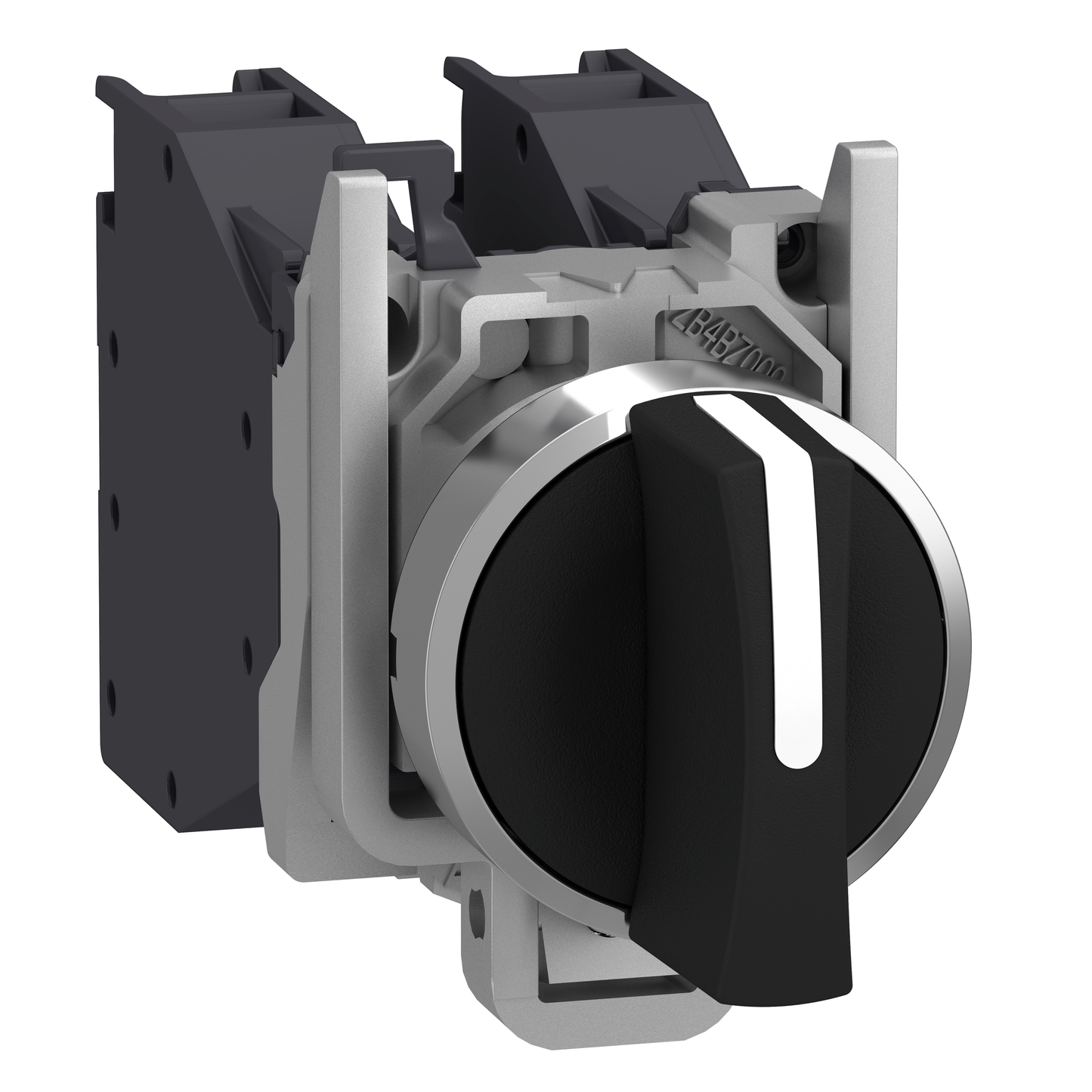 Schneider Electric-XB4BD53GEX-Harmony XB4 - bouton tournant à manette Atx gaz - Ø22 - 3 pos rap C - noir - 2F