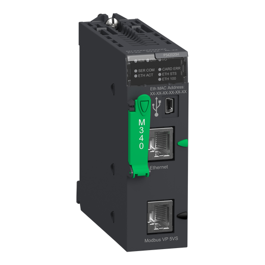 Schneider Electric-BMXP342020H-Modicon M340 - processeur - 1024 E/S TOR 256 E/S ANA - 1Modbus - 1Eth - durci