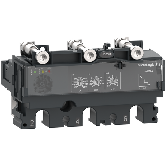 Schneider Electric-C1032D100-ComPacT NSX - Déclencheur MicroLogic 2.2 100A - 3P3D pour NSX100-250