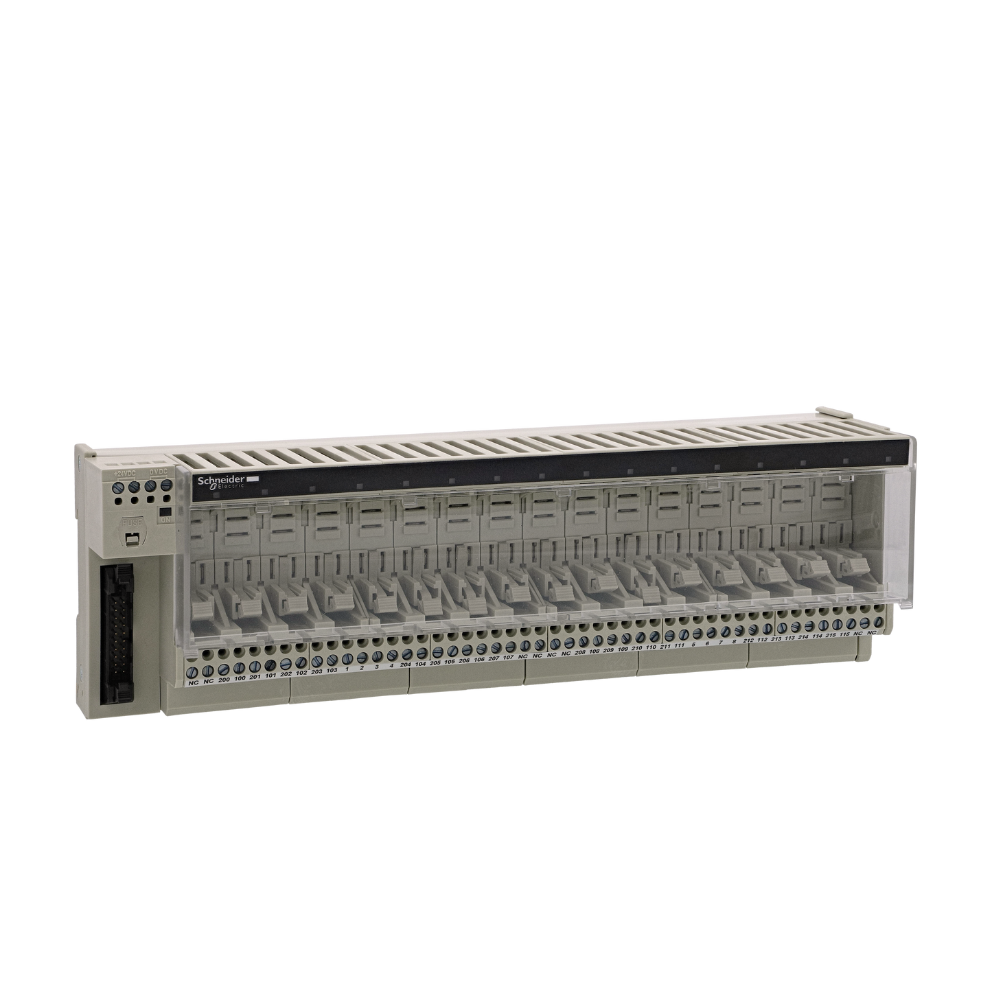 Schneider Electric-ABE7P16F312-Telefast ABE7 - embase pour relais embrochable - 16 voies - relais 12,5mm