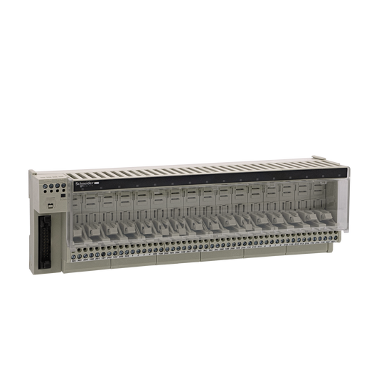 Schneider Electric-ABE7P16F312-Telefast ABE7 - embase pour relais embrochable - 16 voies - relais 12,5mm