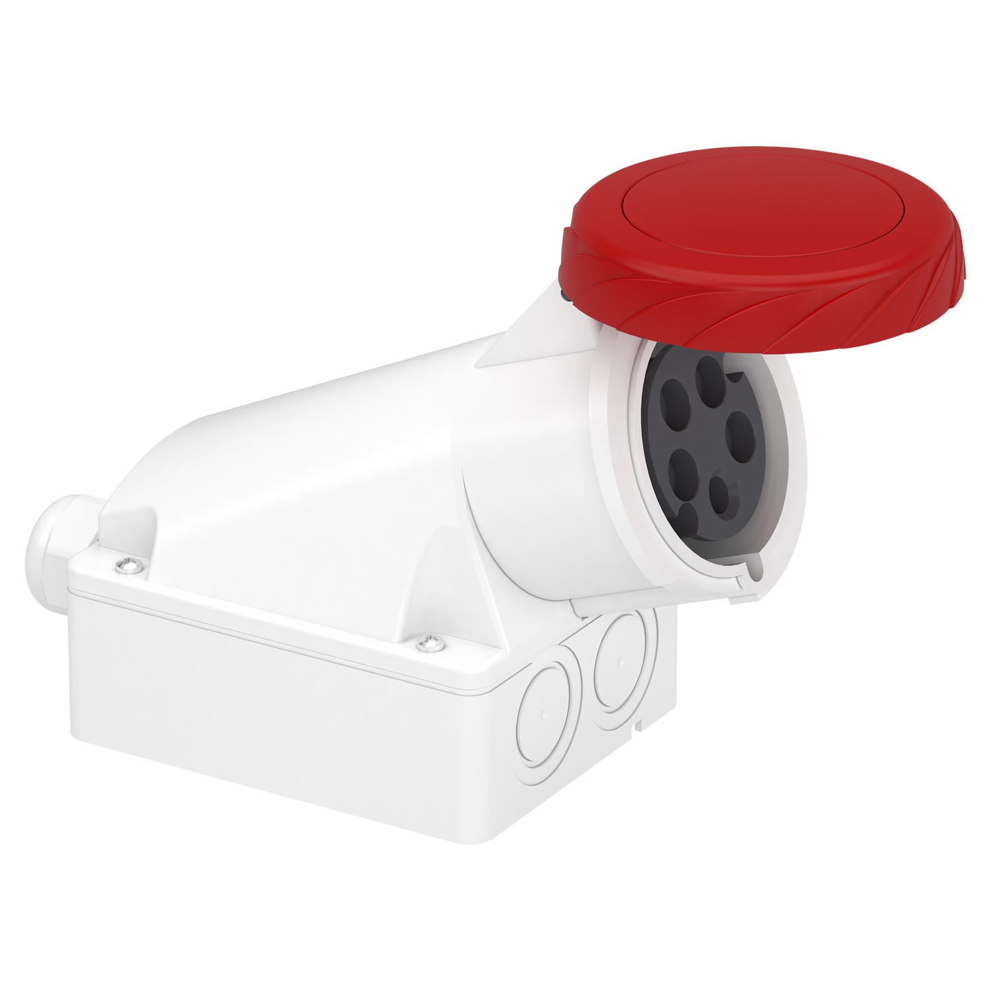 Schneider Electric-83171-Mureva - socle de priseindustrielle - 32 A - 3P+N+T - 380-415 V CA - IP67