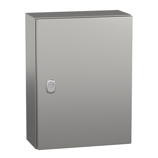 Schneider Electric-NSYS3X4315-PanelSeT S3X - enveloppe compacte - inox 304L - finition brossé - 400x300x150mm