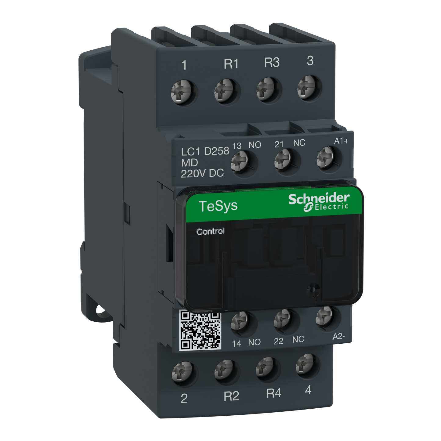 Schneider Electric-LC1D258MD-TeSys LC1D - contacteur - 4P (2F+2O) - AC-1 440V - 40A - bobine 220Vcc