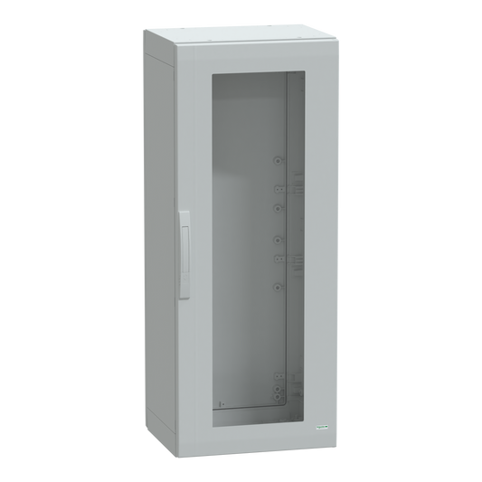 Schneider Electric-NSYPLA1254TG-Thalassa - Armoire polyester 1250x500x420 - IP65 - vitrée Ral 7035