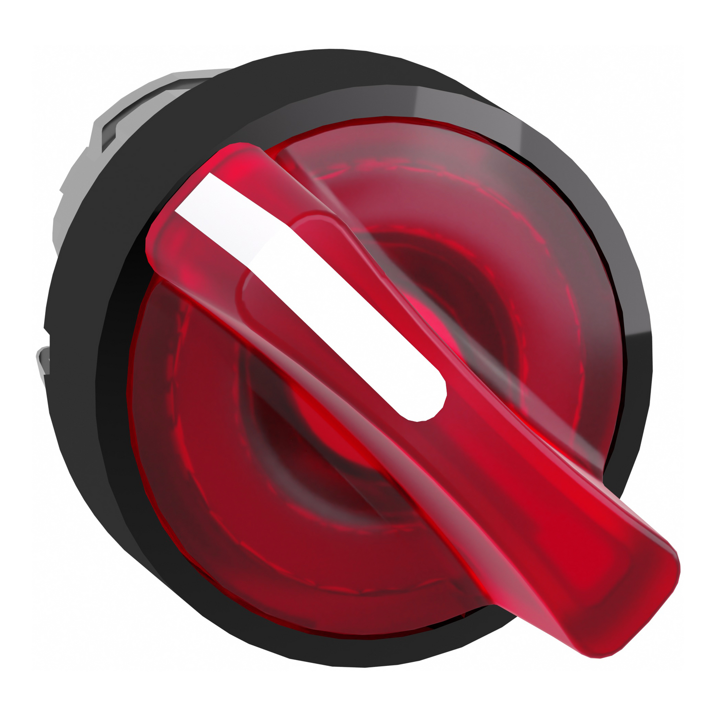 Schneider Electric-ZB4BK12437-Harmony XB4 - tête bouton à manette lumineux - Ø22 - 2 pos fix - rouge