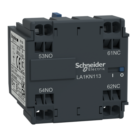Schneider Electric-LA1KN113-TeSys CA - bloc de contacts auxiliaires - 1F+1O - bornes à ressort