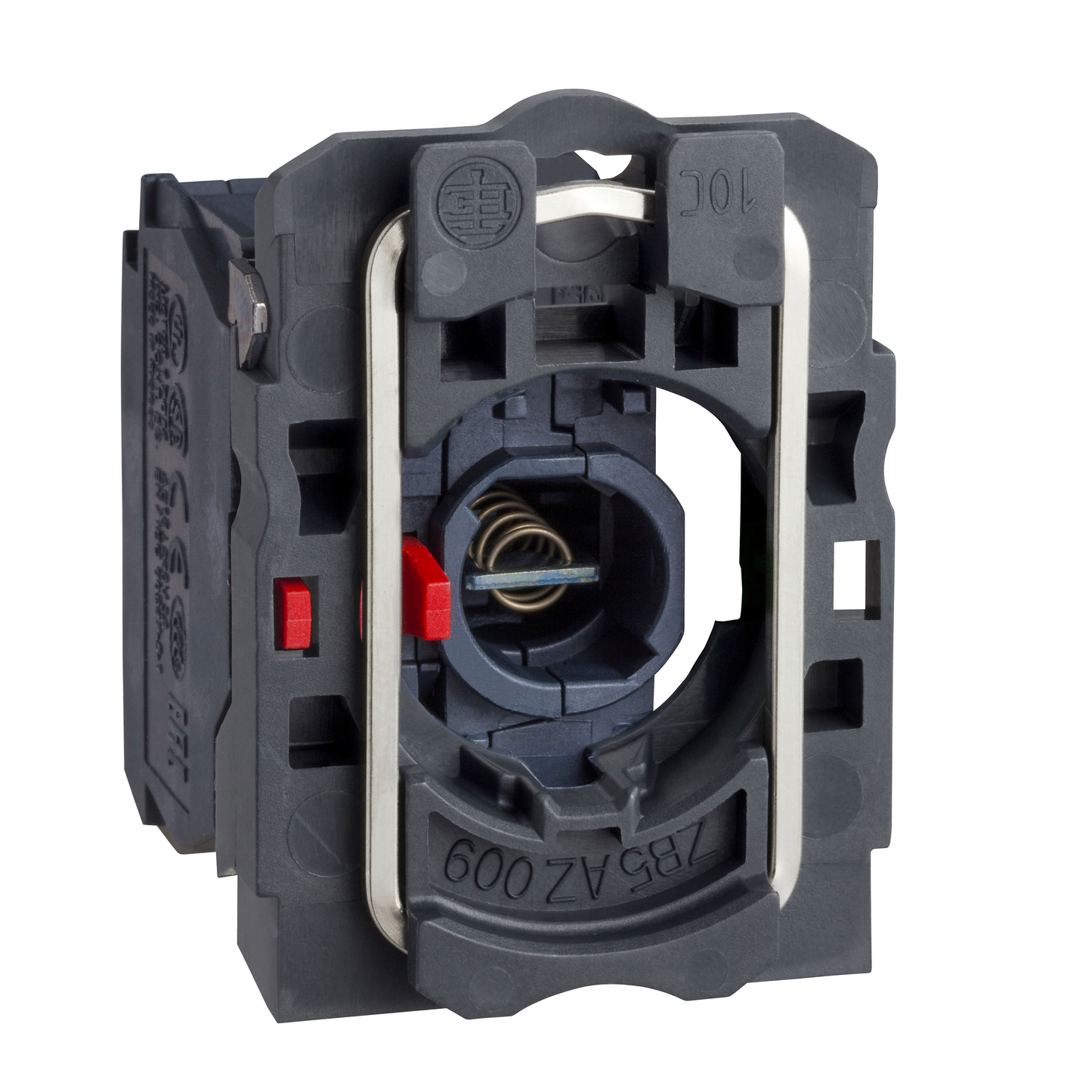 Schneider Electric-ZB5AW062-Harmony XB5 - corps bouton poussoir lumineux BA9s - 1O - 250V max - vis étrier