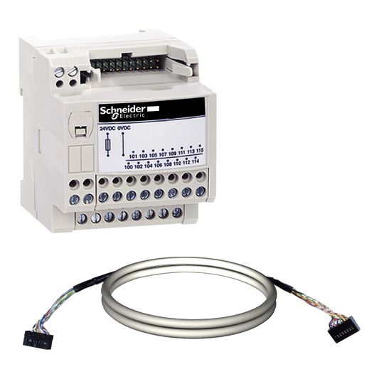 Schneider Electric-ABE7H20E200-Telefast ABE7 - embase de raccord. passive - 16 E ou S - câble 2m Micro/Premium