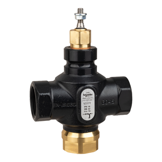 Schneider Electric-7311737000-Vanne 3 voies acier taraudée PN16 DN32 Kv16