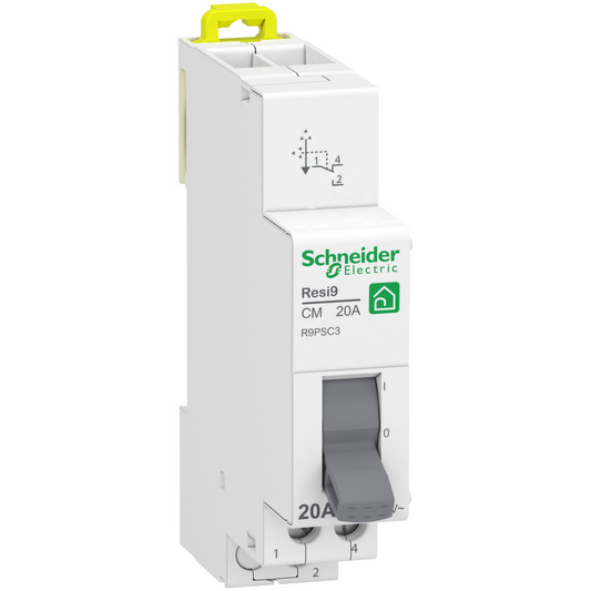 Schneider Electric-R9PSC3-Resi9 - commutateur 3 positions - 1OF - 20A - 250VCA