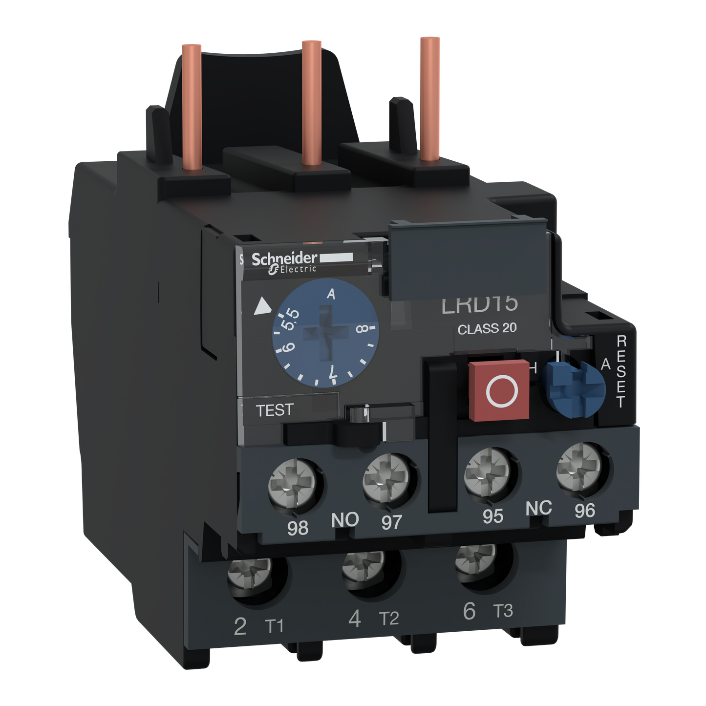 Schneider Electric-LRD1512-TeSys LRD - relais de protection thermique - 5,5..8A - classe 20