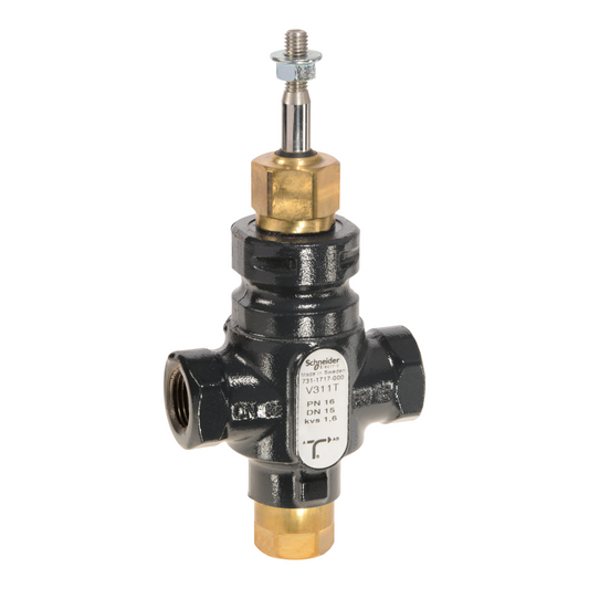 Schneider Electric-7311717000-Vanne 3 voies acier taraudée PN16 DN15 Kv1.6