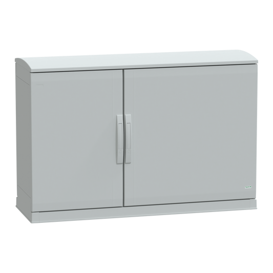 Schneider Electric-NSYPLAZT7124G-Thalassa - Armoire polyester socle + toit 750x1250x420 - IP44 Ral 7035