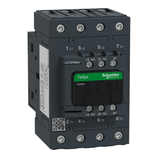 Schneider Electric-LC1DT60AM7-TeSys LC1D - contacteur - 4P - AC-1 440V - 60A - bobine 220Vca