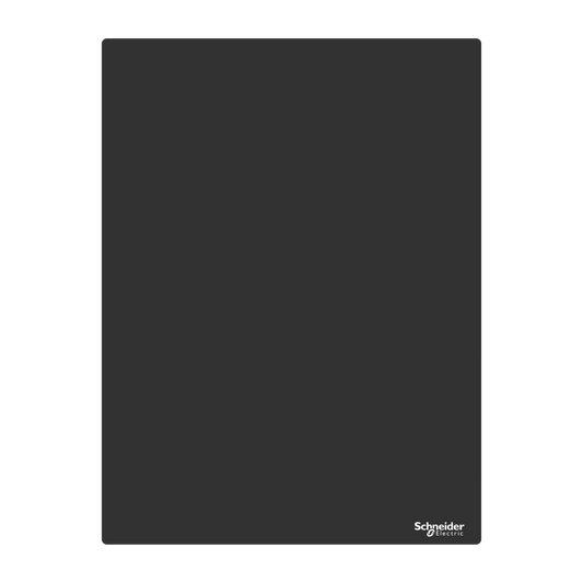 Schneider Electric-ZBYLEG304000-Harmony - plastron - panneau vierge - 300x400 - non marqué - plastique - noir