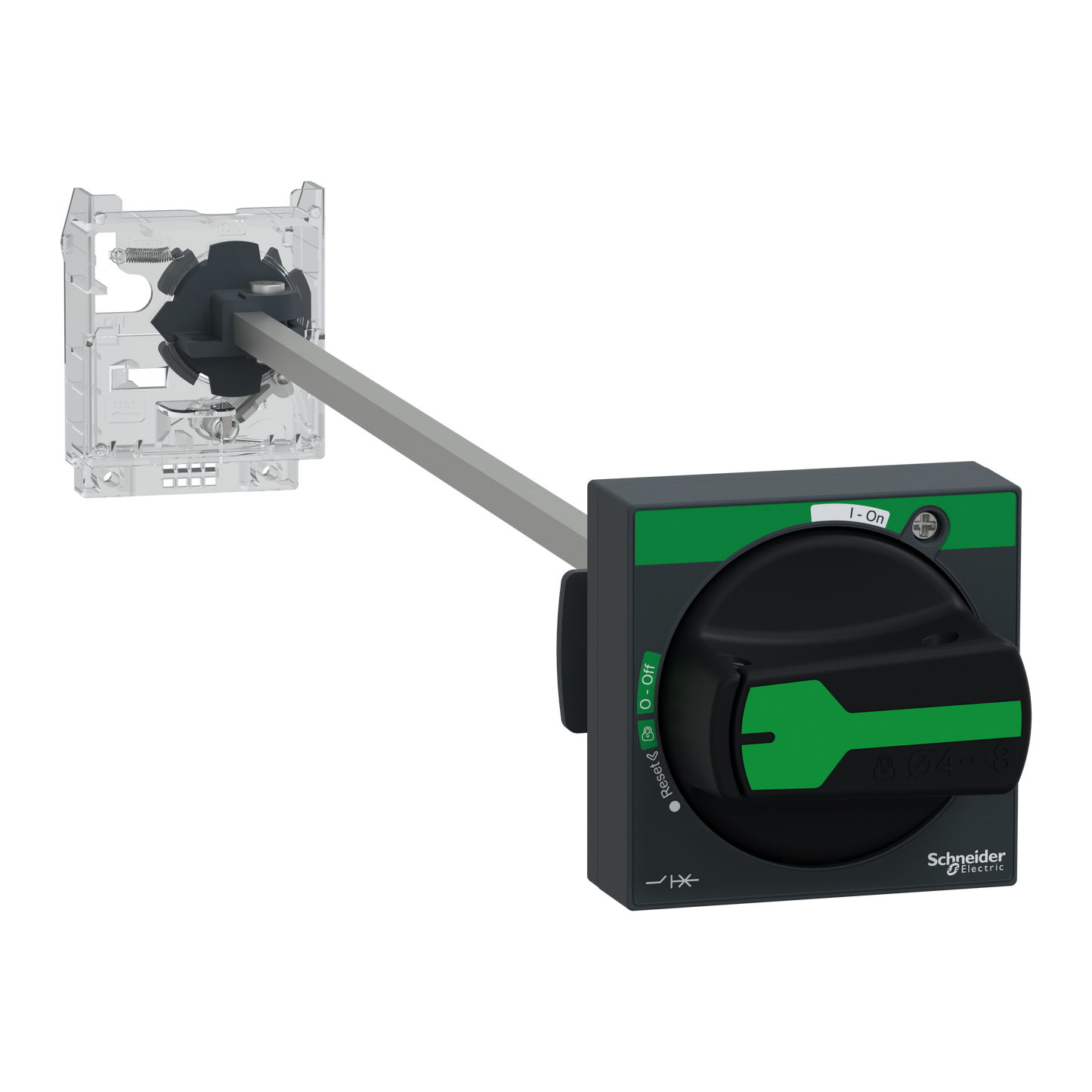 Schneider Electric-GV2APN03-TeSys GV - Gv2apn03 black handle fro nt plate ip65 w