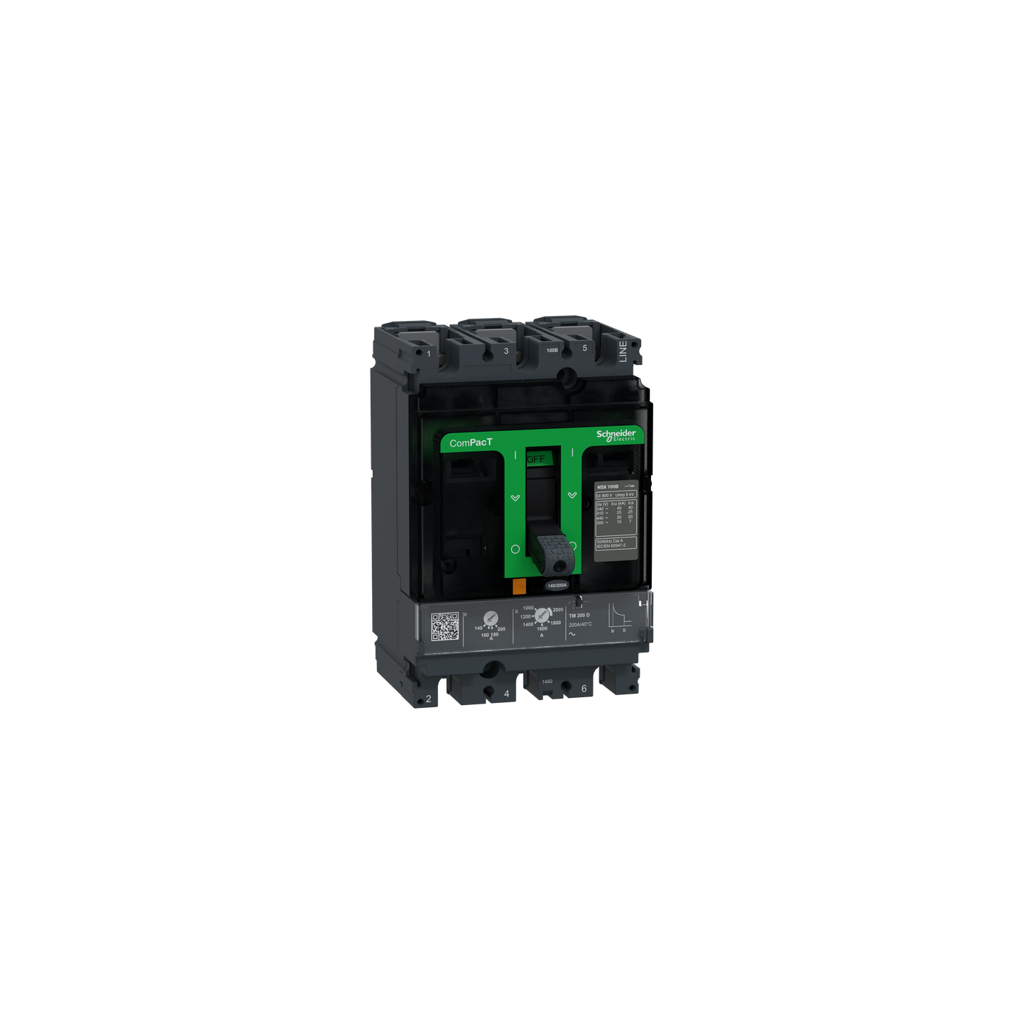 Schneider Electric-C10B3TM040-NSX100B disj TMD 40A 3P3D fx