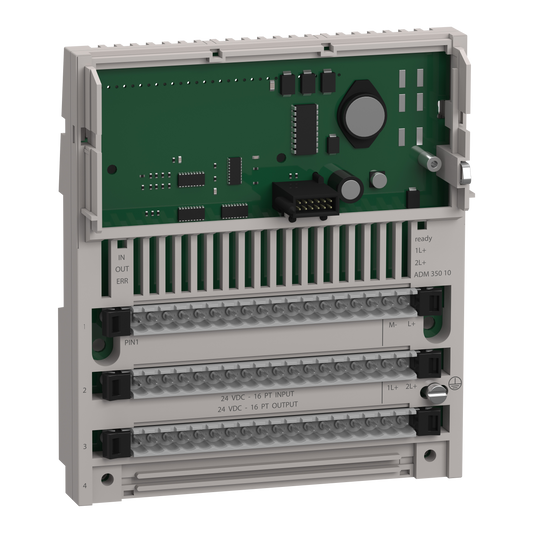 Schneider Electric-170ADM35010-Modicon Momentum - module E/S num. - 16 entrées 24Vcc - 16 sorties à transistors